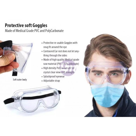 Protective soft Goggles