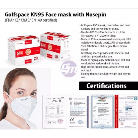 Golfspace KN95 Face mask...