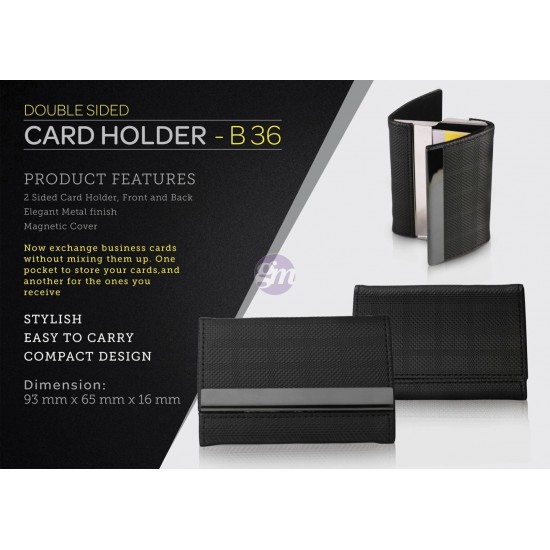 Double Side Card Holder