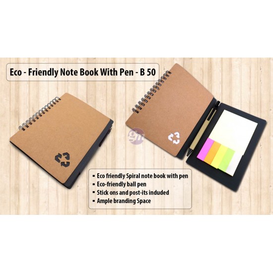 Eco Notebook with Pen and...
