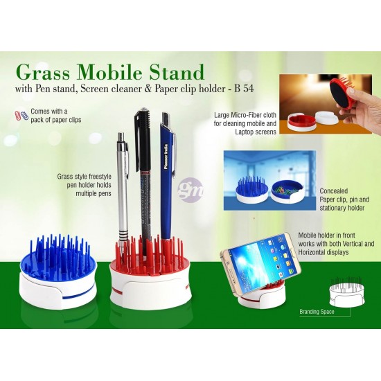 Grass Mobile Stand with Pen...