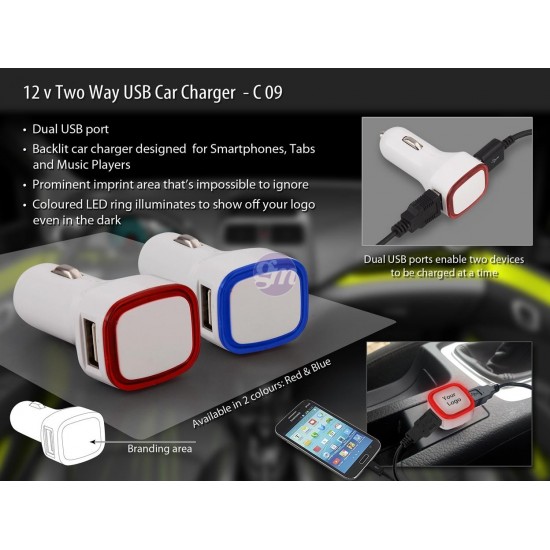 Two Way USB Car Charger