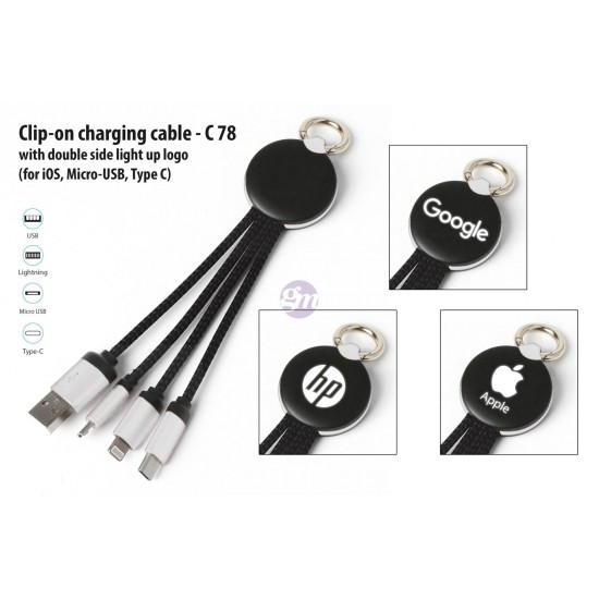 Clip-on Charging Cable