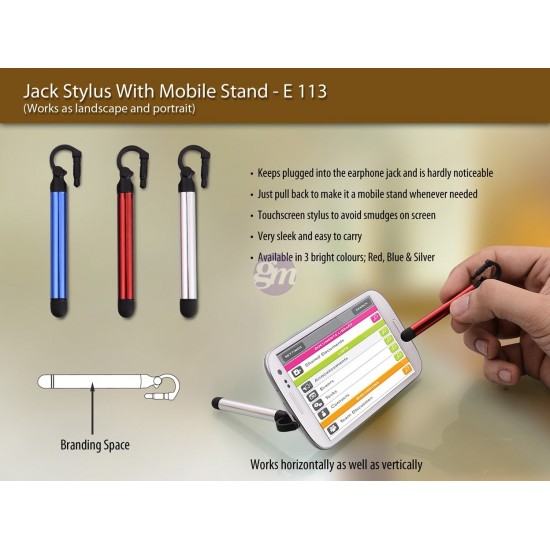 Jack Stylus with Mobile Stand