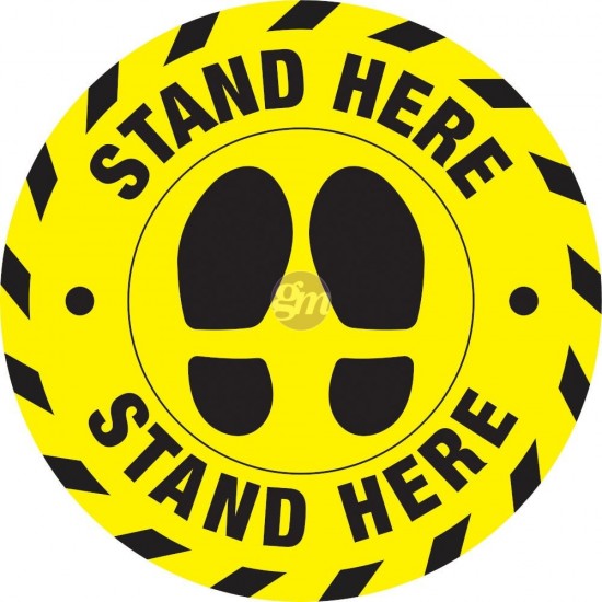 Floor Stickers - Stand Here...