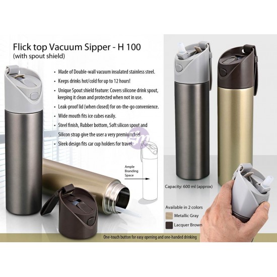 Vacuum Flask with flick...