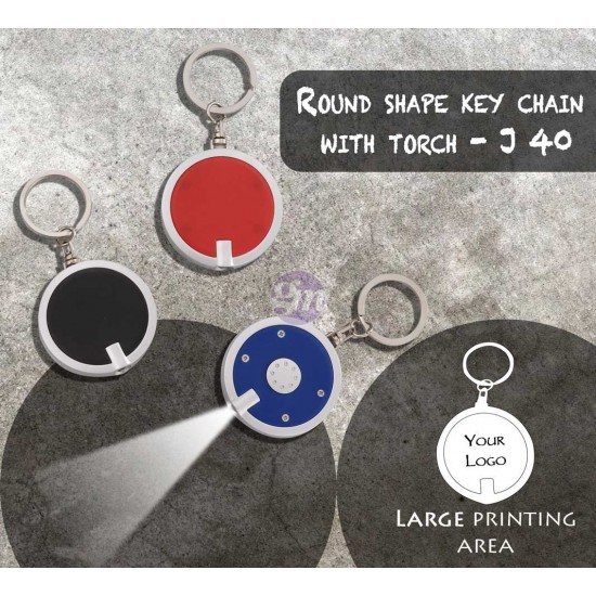 Round shape key chain with...