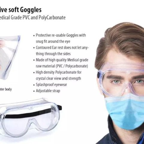 Protective soft Goggles