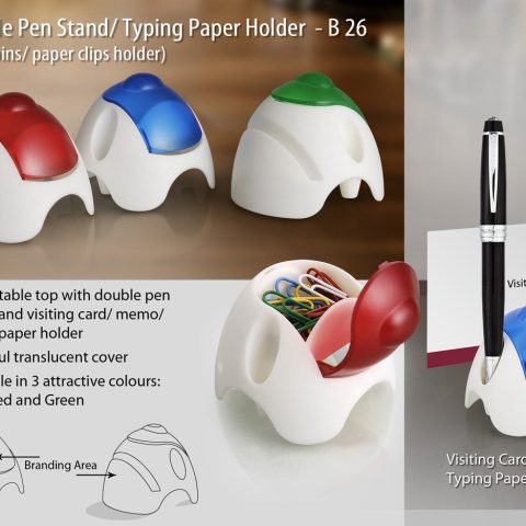 Round Table Top with Double Pen Holder