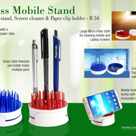 Grass Mobile Stand with Pen Stand