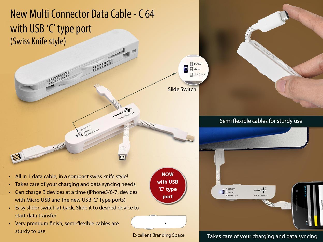 Multi Connector Data Cable Set