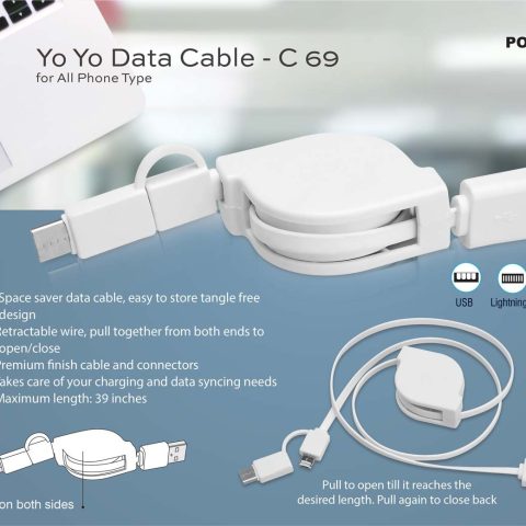 Yo yo 3 in 1 Data & Charging Cable