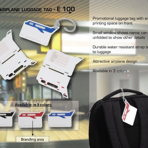 Airplane Luggage Tag