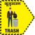 Floor Stickers -Trash