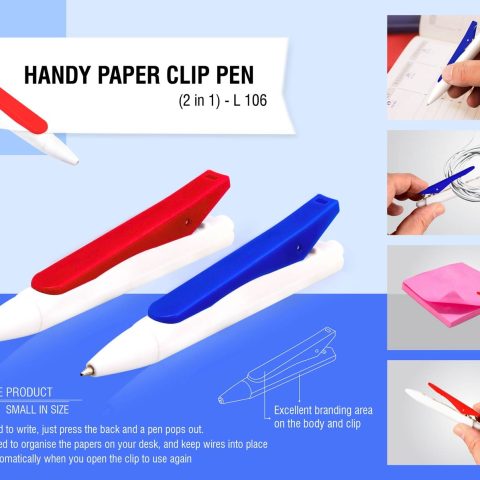 Handy Paper clip pen (2 in 1)