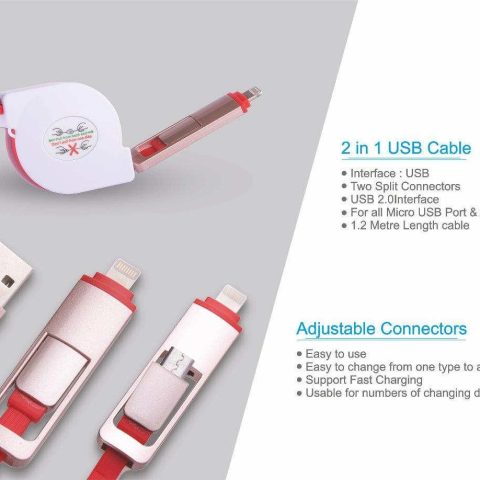2 in 1 USB Cable