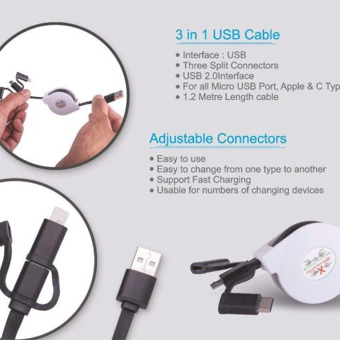 3 in 1 USB Cable