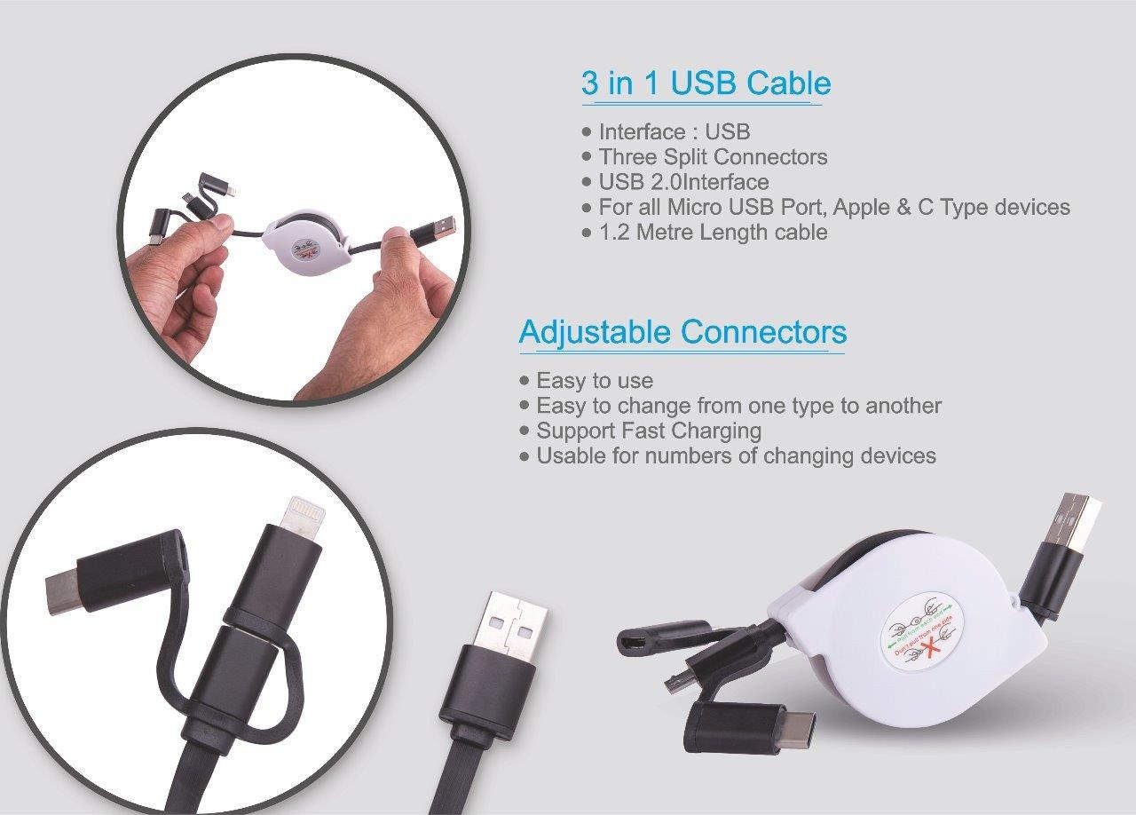 3 in 1 USB Cable