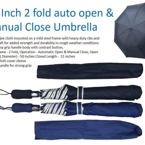 27 Inch Manual Close Umbrella