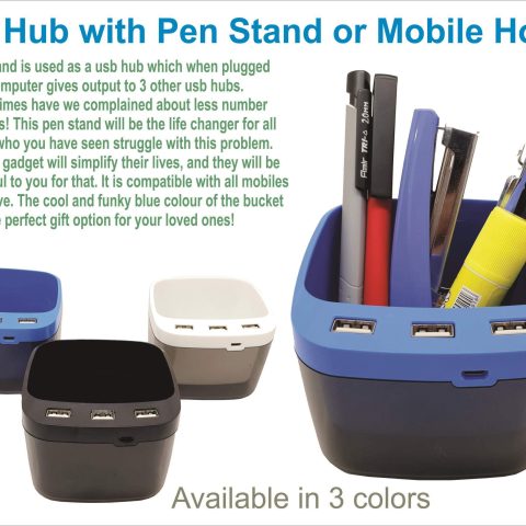 USB Hub with Pen Stand